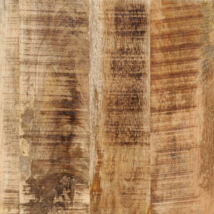 Coiffeuse 105x35x75 cm bois de manguier massif brut et fer - Photo n°8