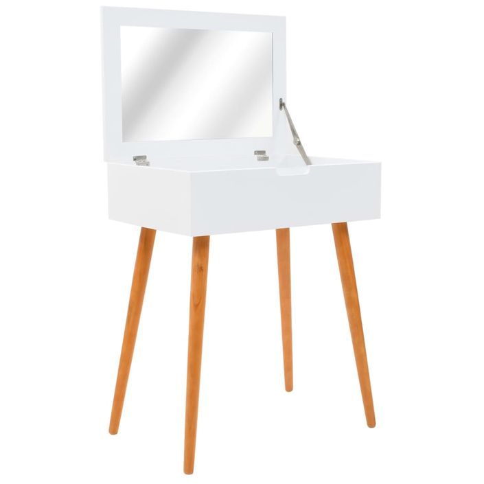 Coiffeuse avec miroir MDF 60 x 40 x 75 cm - Photo n°1