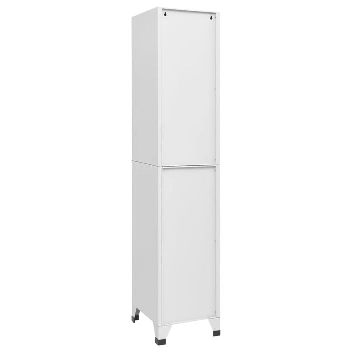 Colonne de rangement en acier Koface 38 cm – 6 casiers avec fermeture à clé - Photo n°4