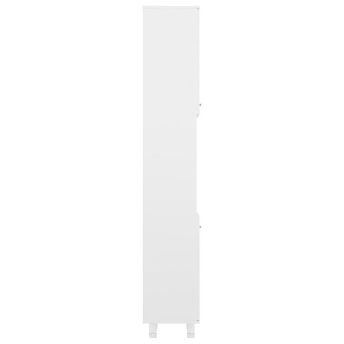 Colonne de salle de bain Blanc brillant 30x30x179 cm - Photo n°8