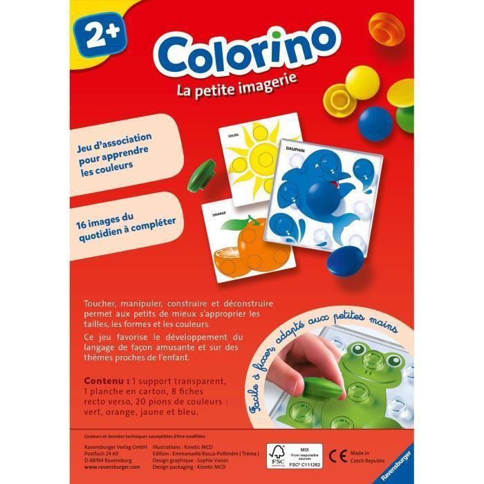Colorino La petite imagerie - Jeu éducatif - Apprentissage des couleurs - Activités créatives enfant - Ravensburger - Des 2 ans - Photo n°4