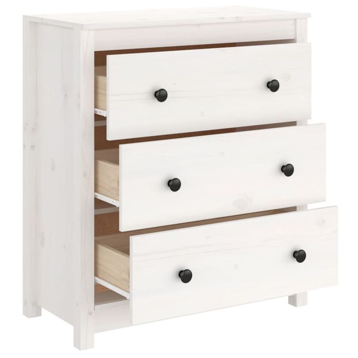 Commode 3 tiroirs en pin massif – Collection Aloska - Photo n°2