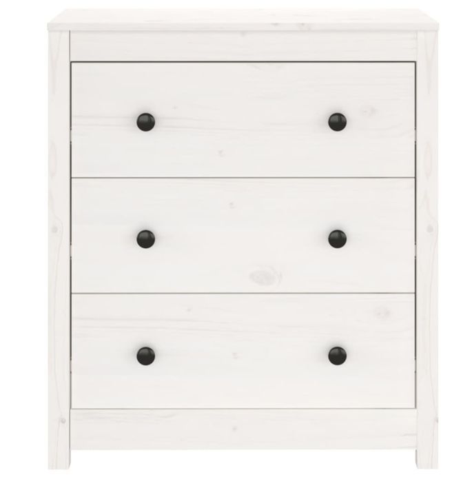 Commode 3 tiroirs en pin massif – Collection Aloska - Photo n°8