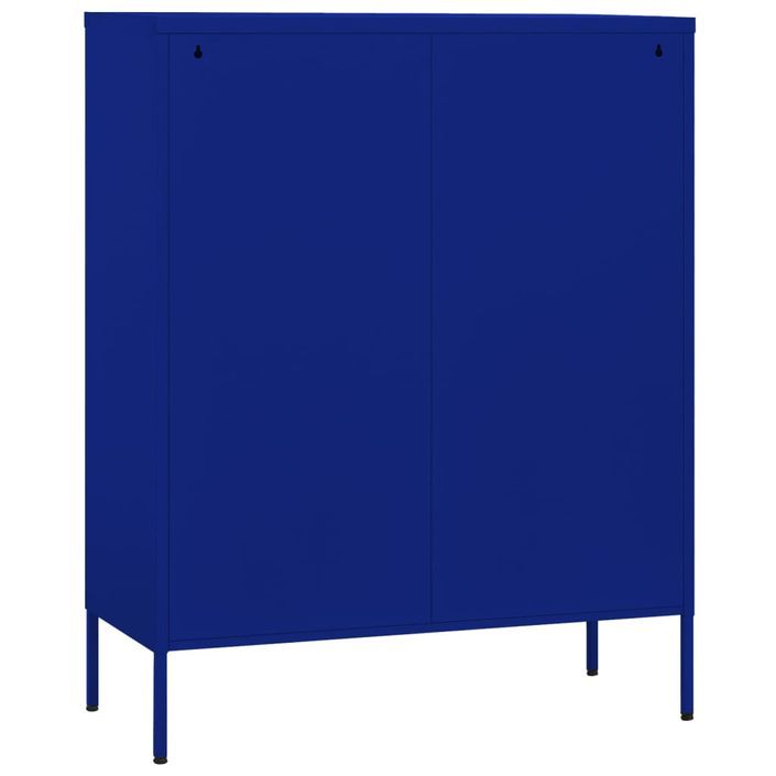 Commode 4 portes Klako 80 cm - Acier mat - Photo n°7