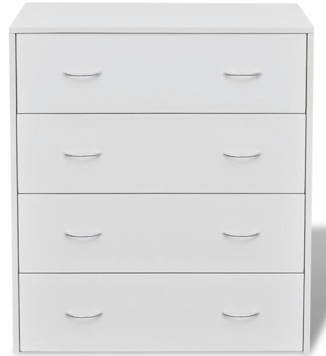 Commode 4 tiroirs Chikee 60 cm - Bois d'ingénierie - Photo n°2