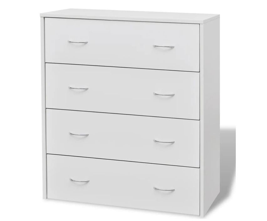 Commode 4 tiroirs Chikee 60 cm - Bois d'ingénierie - Photo n°5