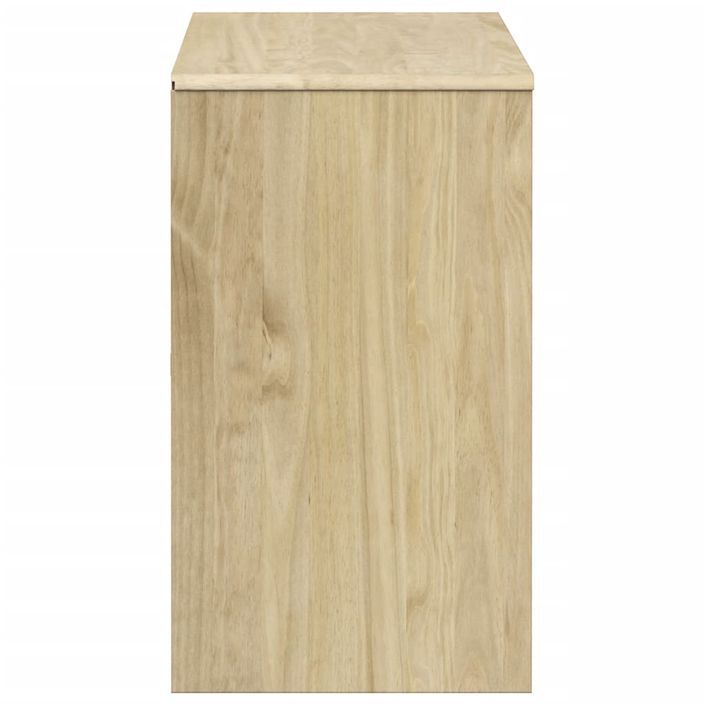Commode 6 tiroirs en bois de pin couleur chêne 111 cm - Élégance et fonctionnalité pour votre intérieur - Photo n°5