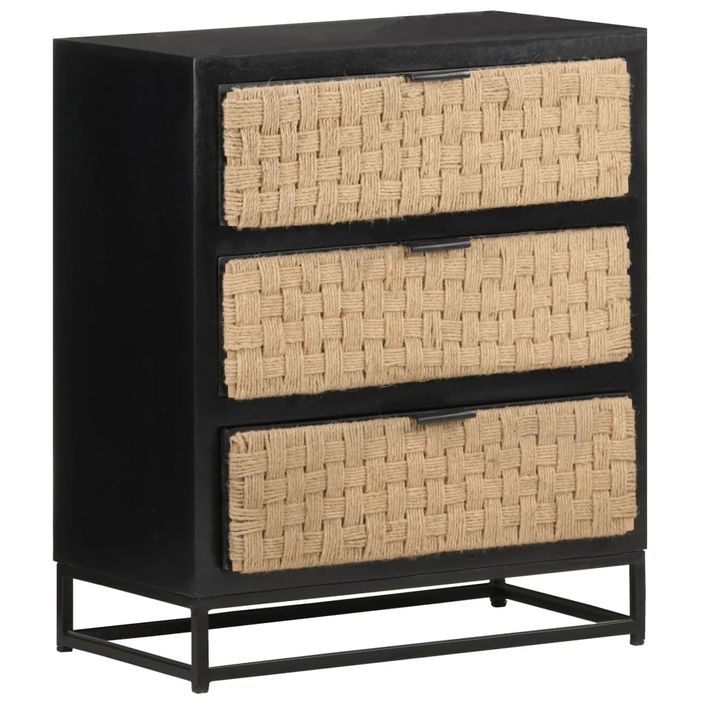 Commode 60x35x70 cm Bois de manguier massif - Photo n°2