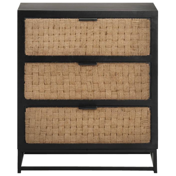 Commode 60x35x70 cm Bois de manguier massif - Photo n°1