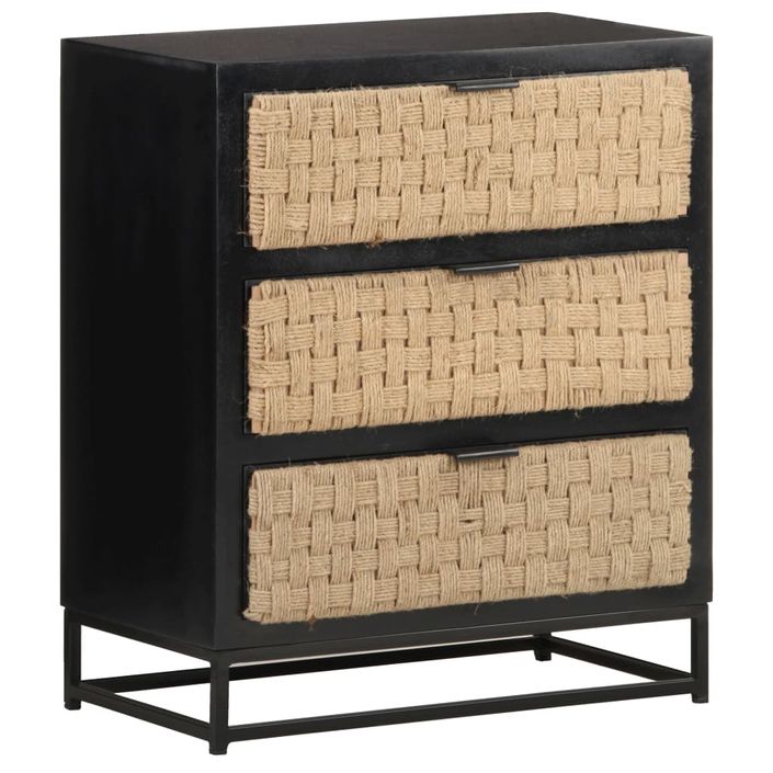 Commode 60x35x70 cm Bois de manguier massif - Photo n°8