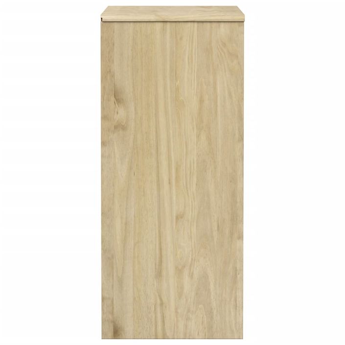 Commode 4 tiroirs en bois de pin couleur chêne 77 cm - Élégance pour votre intérieur - Photo n°4