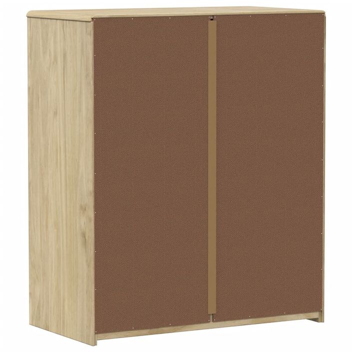 Commode 4 tiroirs en bois de pin couleur chêne 77 cm - Élégance pour votre intérieur - Photo n°5