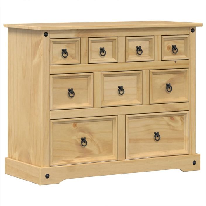 Commode Corona 103x46x83 cm bois massif de pin - Photo n°2