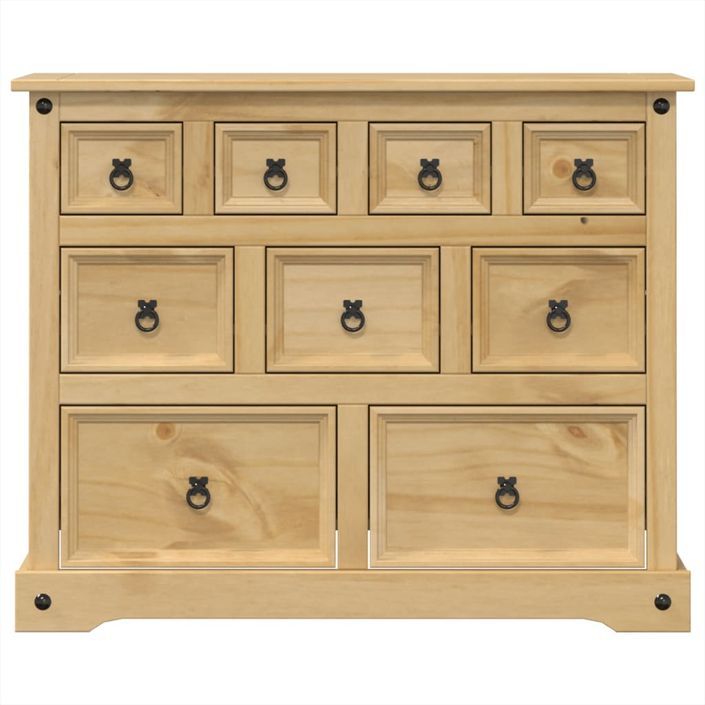 Commode Corona 103x46x83 cm bois massif de pin - Photo n°5