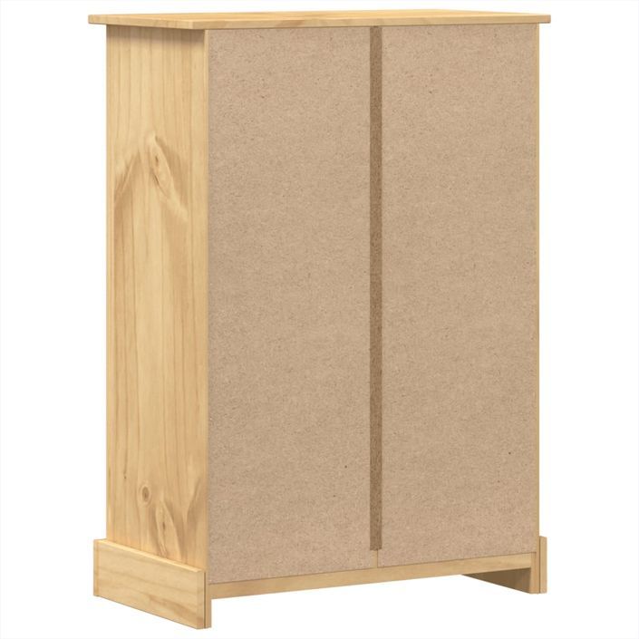 Commode Corona 80x43x114 cm bois massif de pin - Photo n°6