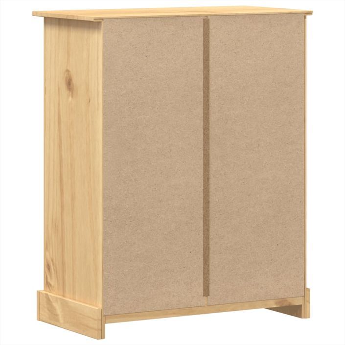 Commode Corona 92x48x120 cm bois massif de pin - Photo n°6