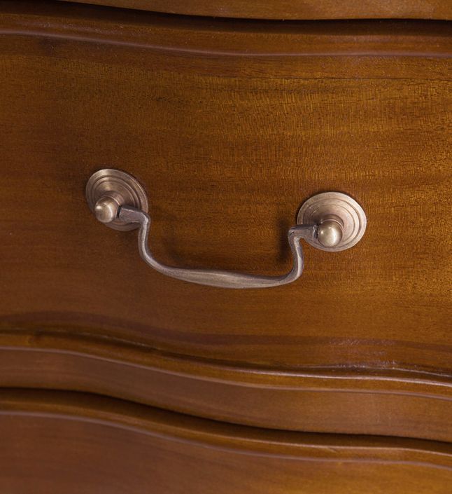 Commode en bois d'acajou 2 tiroirs Castle 90 cm - Photo n°3