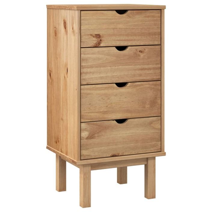 Commode OTTA 45x39x90 cm bois de pin massif - Photo n°2