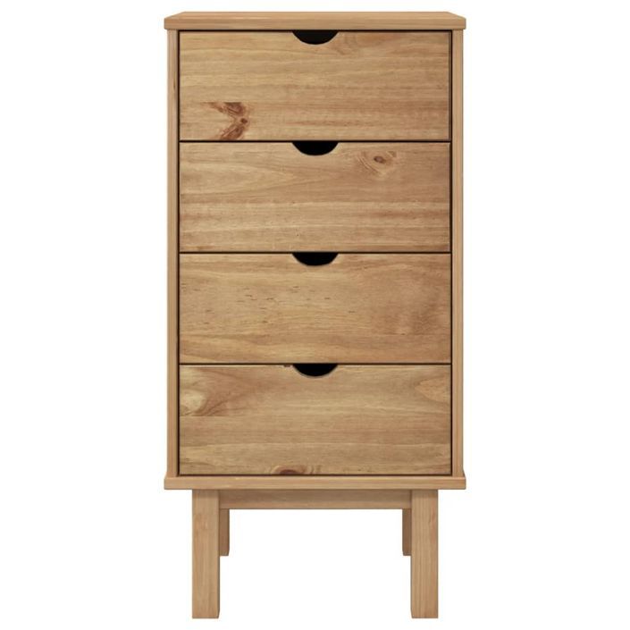 Commode OTTA 45x39x90 cm bois de pin massif - Photo n°3