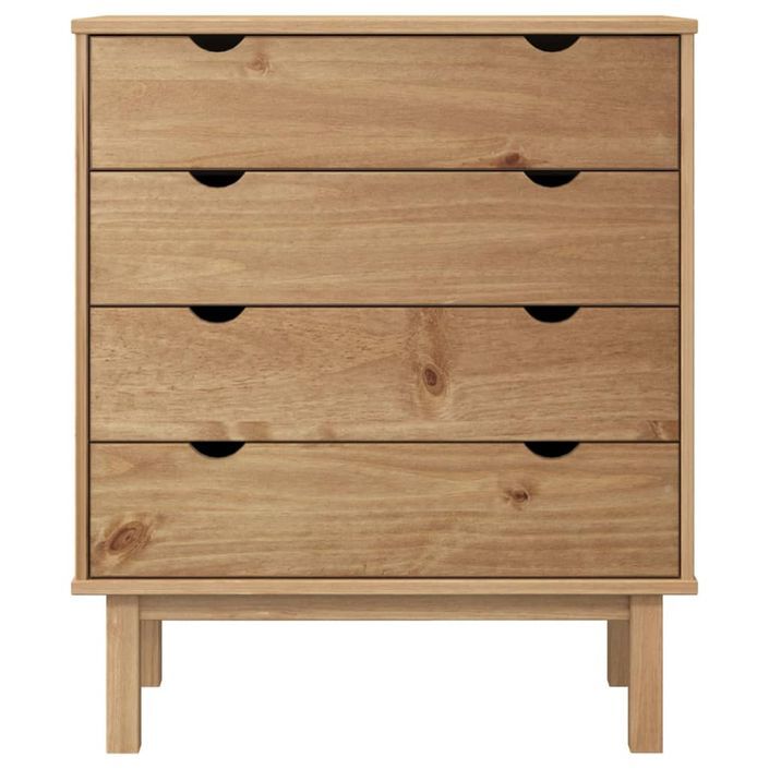 Commode OTTA 76,5x39,5x90 cm Bois de pin massif - Photo n°3