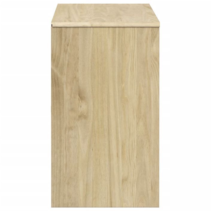 Commode SAUDA chêne 111x43x73,5 cm bois de pin massif - Photo n°5