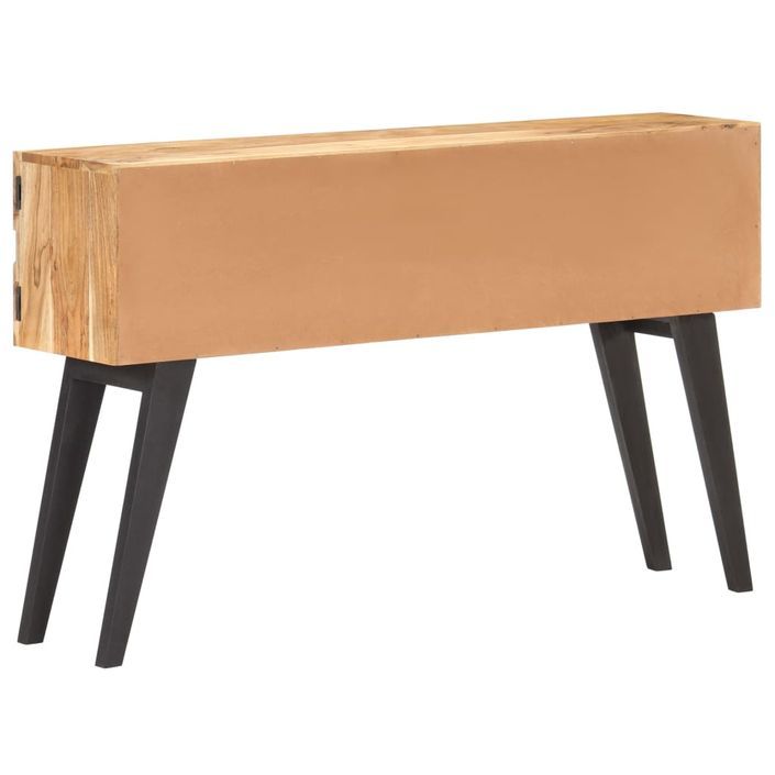 Console 120x30x75 cm Bois d'acacia solide - Photo n°6