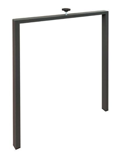 Console extensible bois pieds croisés anthracite Diago - Photo n°5