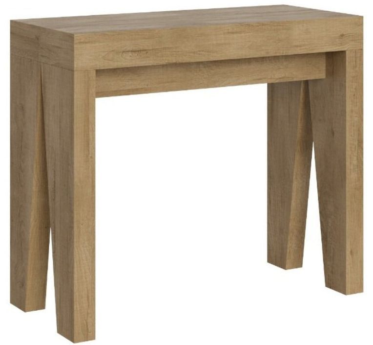 Console extensible en bois moderne Naxo - Photo n°1