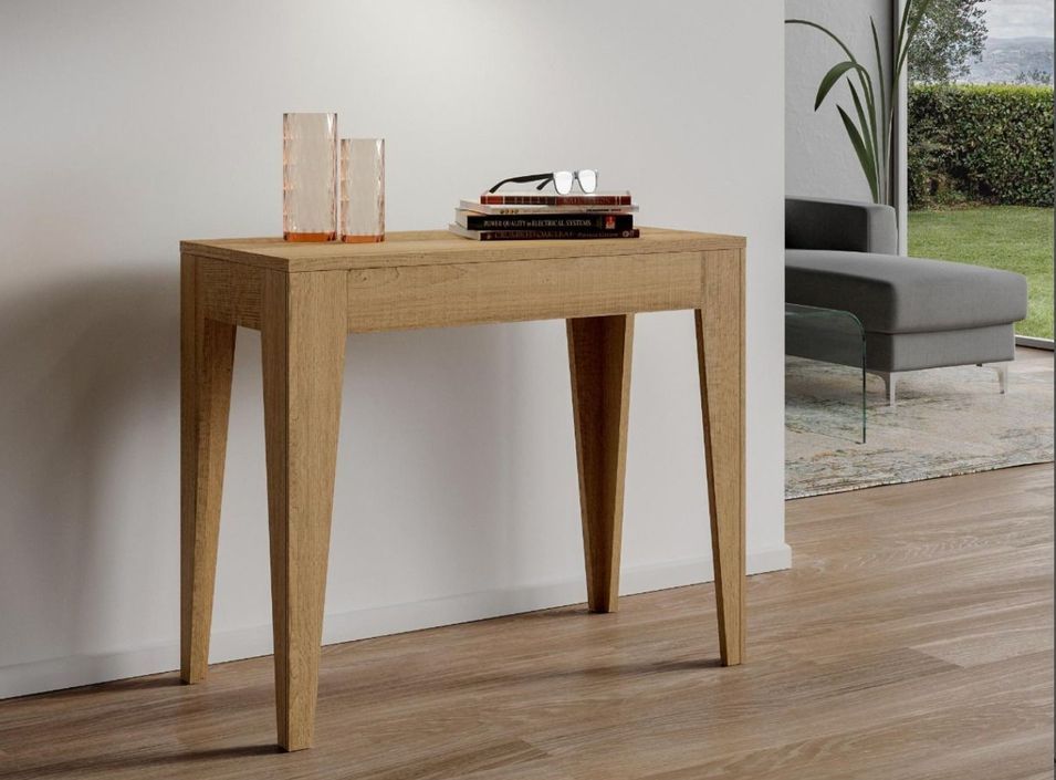 Console extensible moderne en bois Kanda - Photo n°7