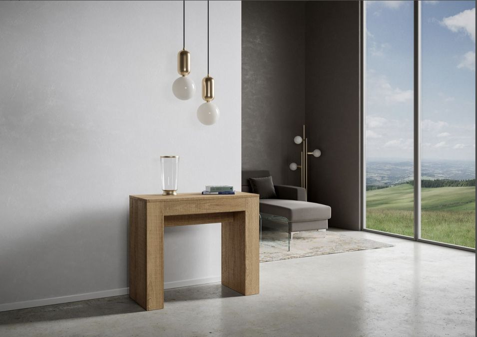 Console extensible moderne en bois Madone - Photo n°7