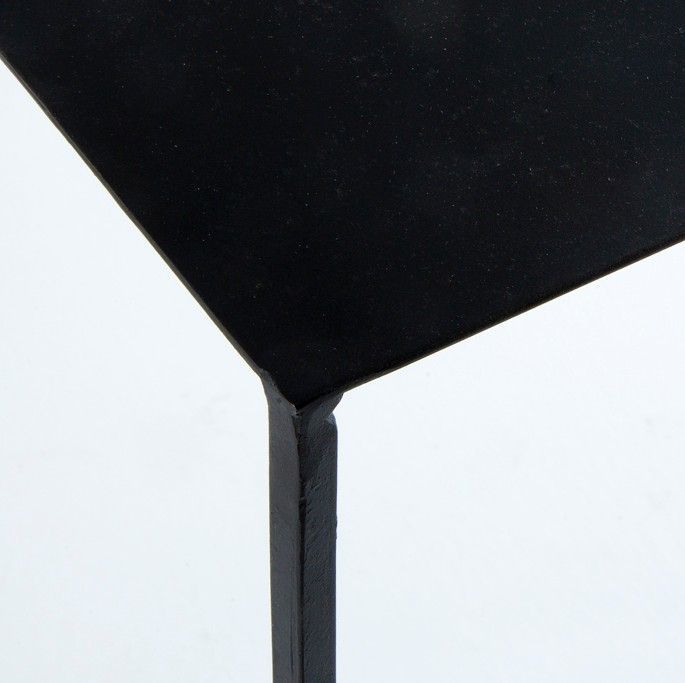 Console métal noir 75 cm - Photo n°2