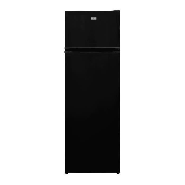 CONTINENTAL EDISON CEF2D240B Réfrigérateur 2 portes 242,5L Froid statique L 54 cm x H 160 cm Noir - Photo n°1