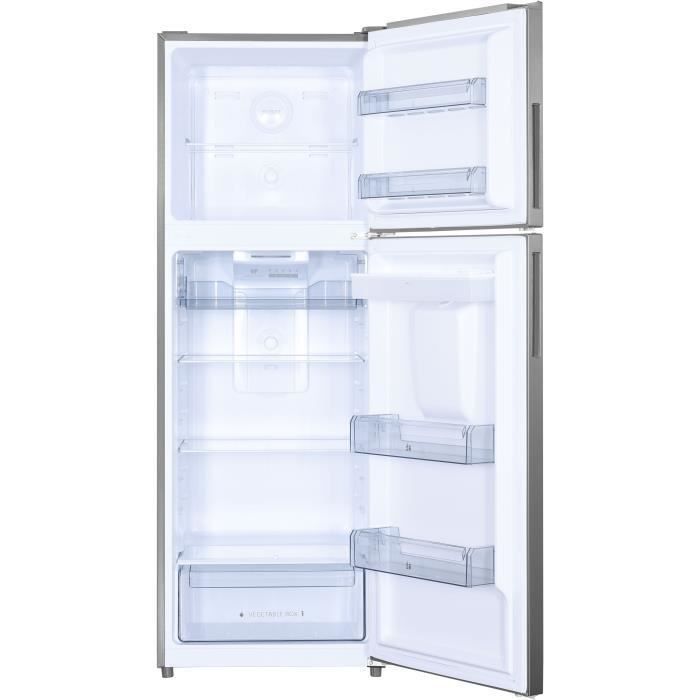 CONTINENTAL EDISON FC2-45D-1 Réfrigérateur 2 portes - Total No Frost - Contrôle électronique - Distributeur d'eau - Classe A+ - Inox - Photo n°2