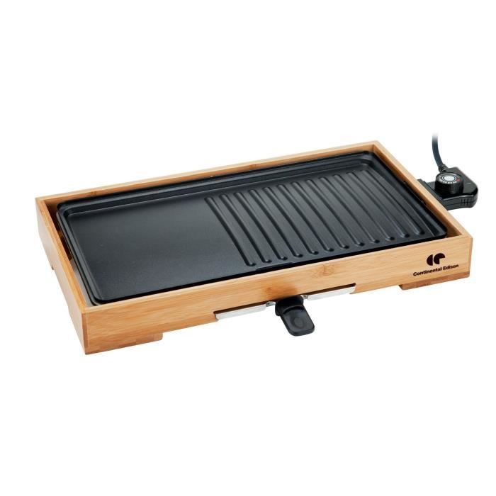 CONTINENTAL EDISON PC1500BB Plancha Gril Crepe party - 1500W - Photo n°4