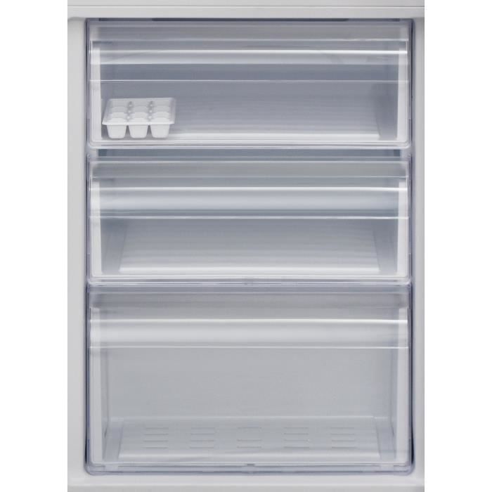 CONTINENTAL EDISON - Réfrigérateur congélateur bas 268L - Froid statique - Poignées inox - Silver - Photo n°5