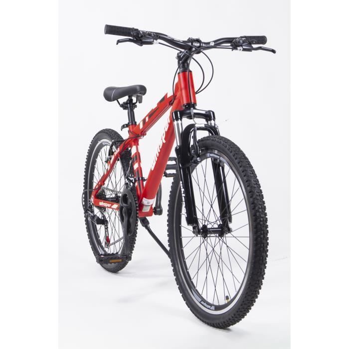 CORELLI - Vélo VTTWHISPER WM302 - 24 - 21 vitesses - Garçon - Rouge /blanc/noir - Photo n°2