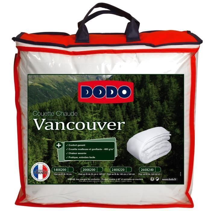 Couette chaude Vancouver 400 g/m² Dodo - Confort hivernal et durabilité - Photo n°2