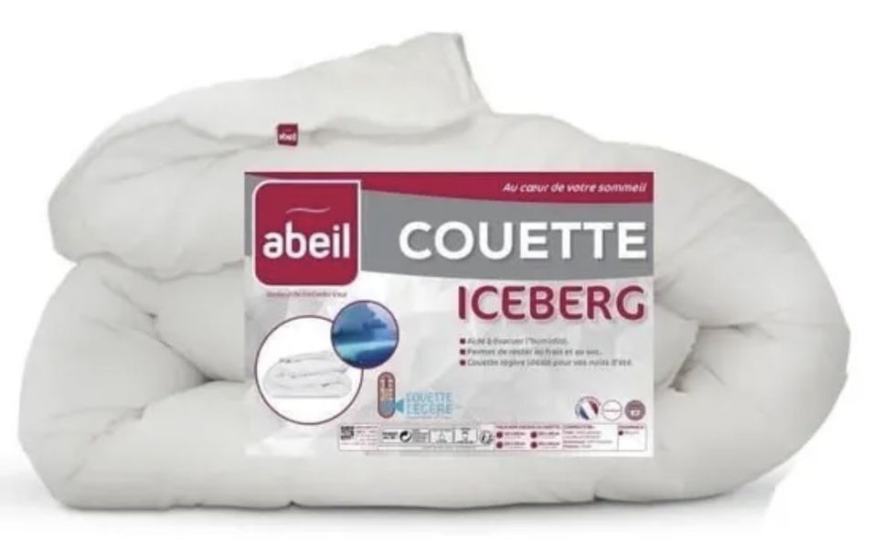 Couette tempérée Iceberg 200 g/m² Abeil - Traitement rafraîchissant FERAN ICE - Photo n°1