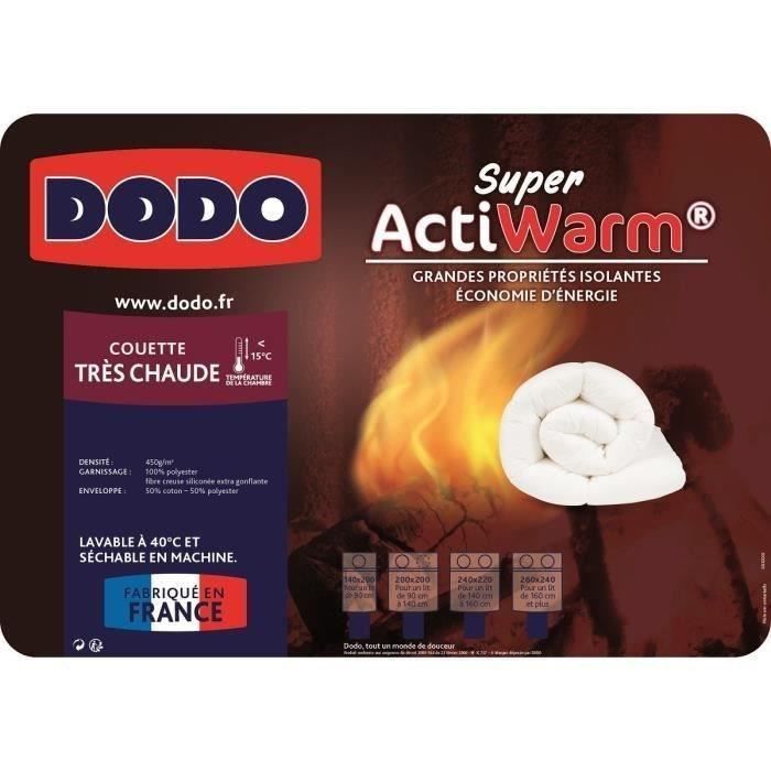 Couette très chaude Super actiwarm 450 g/m² Dodo - Pour des nuits cocooning - Photo n°5