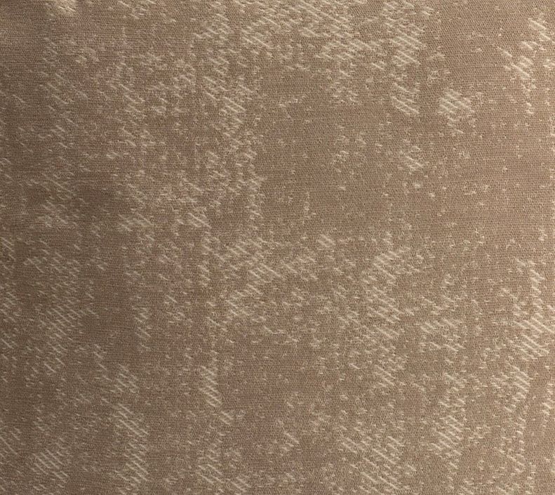 Coussin carré coton et polyester marron Chris - Photo n°2