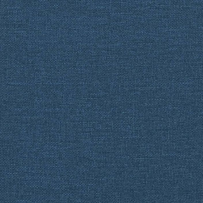 Coussin de tête de lit bleu 100 cm tissu - Photo n°9