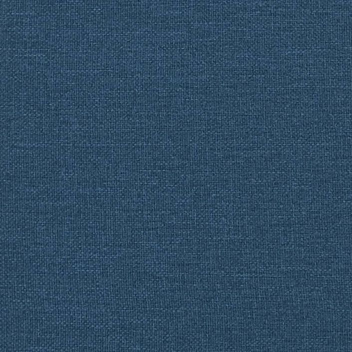 Coussin de tête de lit bleu 120 cm tissu - Photo n°9