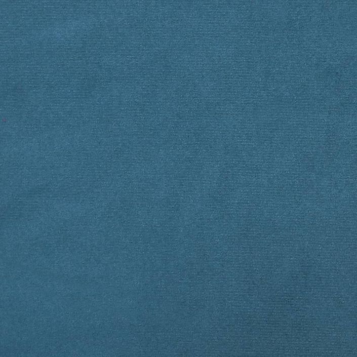 Coussin de tête de lit bleu 180 cm velours - Photo n°9