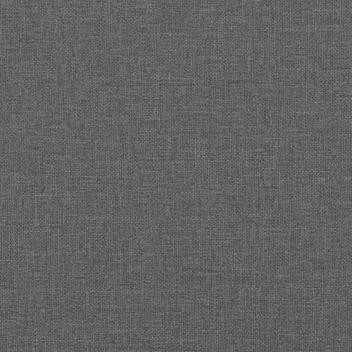 Coussin de tête de lit gris foncé 100 cm tissu - Photo n°9