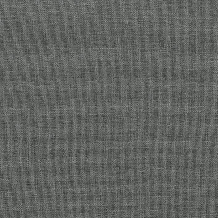 Coussin de tête de lit gris foncé 140 cm tissu - Photo n°9