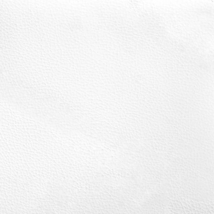 Coussin de tête de lit noir et blanc 200 cm similicuir - Photo n°9