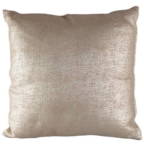 Coussin shabby chic coton et polyester doré Gaby - Photo n°1