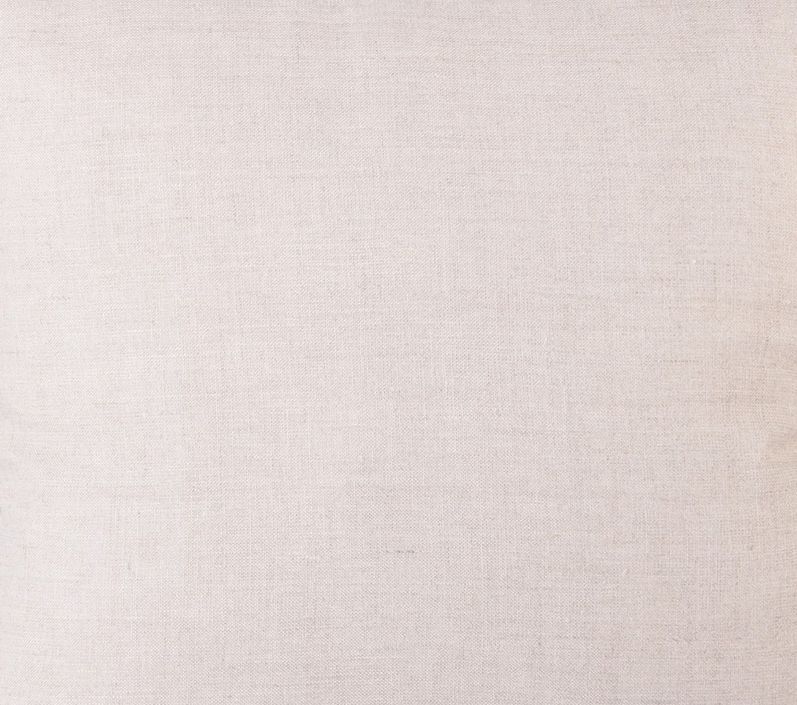 Coussin velours et polyester beige Sonyah - Photo n°2