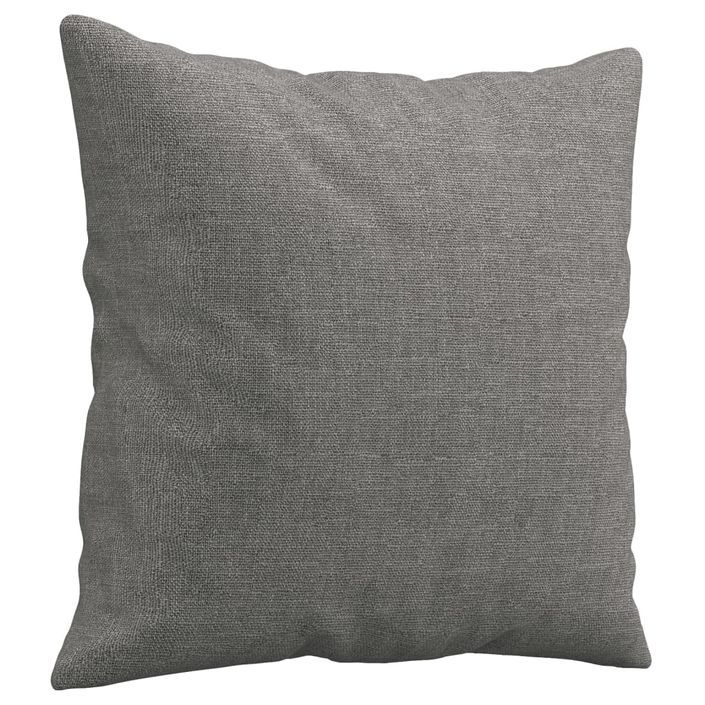 Coussins décoratifs 2 pcs Gris foncé 40x40 cm Tissu - Photo n°3