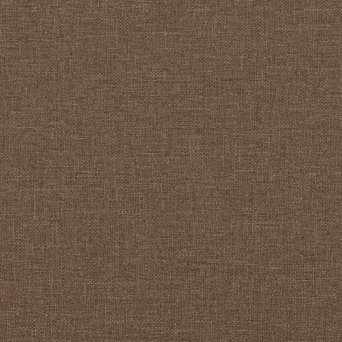 Coussins décoratifs 2 pcs Marron Ø15x50 cm Tissu - Photo n°6